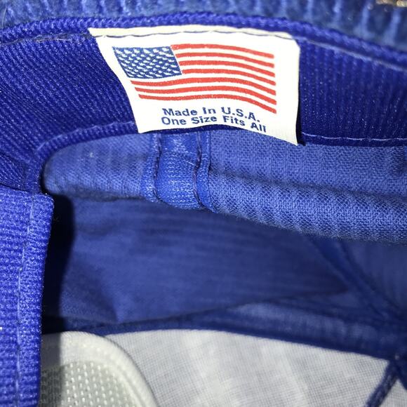 Master Mix Adjustable Blue Corduroy OSFA Hat - Picture 5 of 5